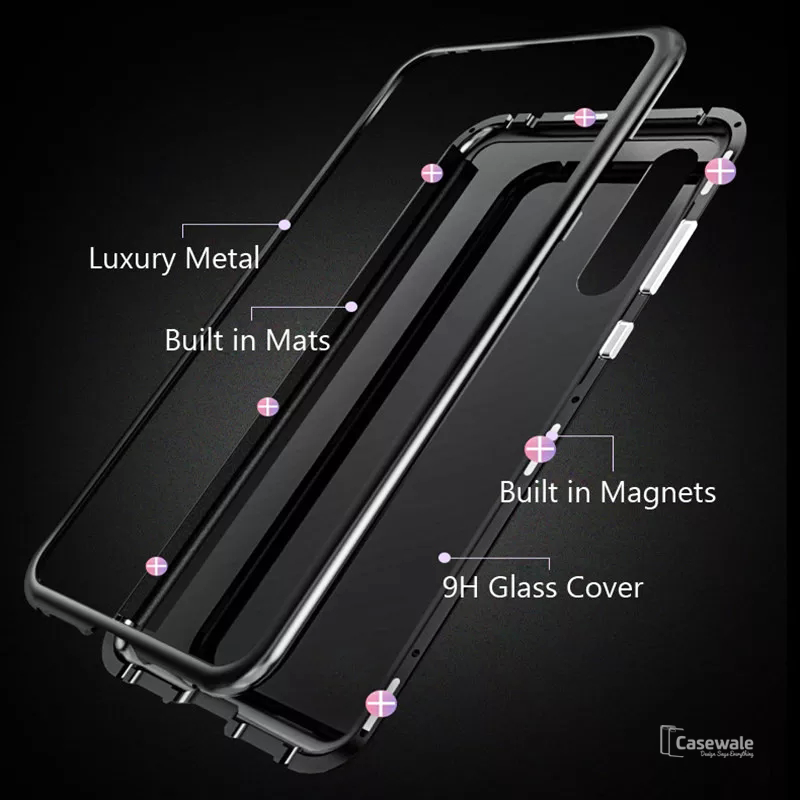 360 Metal Cover A9 2018 For Samsung Galaxy A9 Flip Magnetic Case