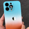 iPhone 13 Series Luxury 3D Matte Gradient Case with Lens Protection