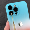 iPhone 13 Series Luxury 3D Matte Gradient Case with Lens Protection