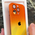 iPhone 13 Series Luxury 3D Matte Gradient Case with Lens Protection
