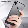 Luxury Frameless Semi Transparent Ring Finger Case for REDMI NOTE 7 / 7 Pro