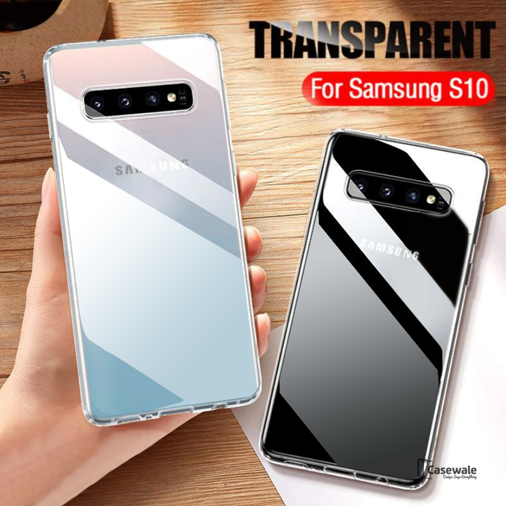Baseus Shockproof Transparent Silicone Case For Galaxy S10/ S10 Plus