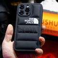 iPhone 14 Series New Luxury Soft Down Jacket Pattern Case