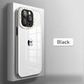 iPhone 14 Series Luxury Transparent Hard Acrylic Glass Camera Protection Case