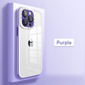 iPhone 14 Series Luxury Transparent Hard Acrylic Glass Camera Protection Case