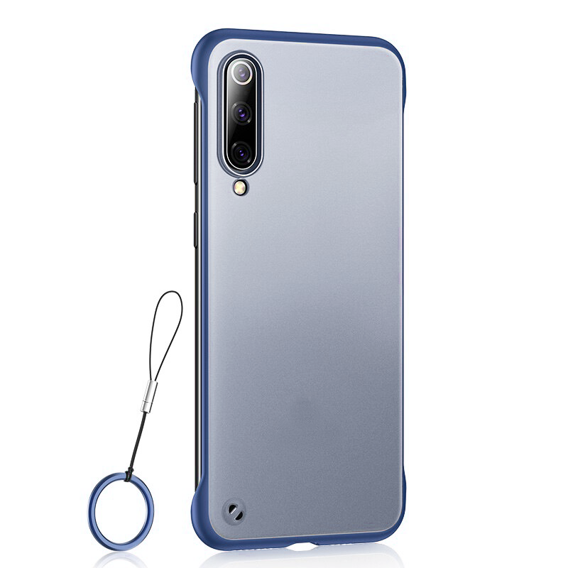 Luxury Frameless Semi Transparent Ring Finger Case for Galaxy A50