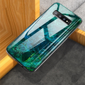 Luxury Artistic Marble Glass Case for Galaxy S10/ S10 Plus