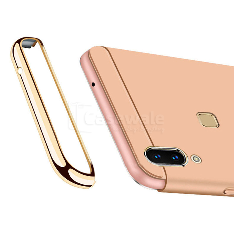 Luxury 3 in1 Electroplating Back Case For VIVO V9