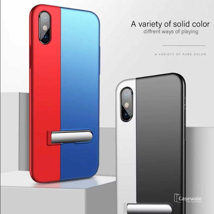 New-Man Series Auto-Fit Magnetic Aluminum Case for iPhone X
