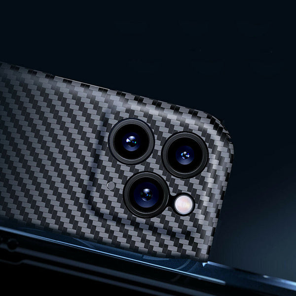 Luxury Carbon Fiber Camera Protective Case for iPhone 11 Series