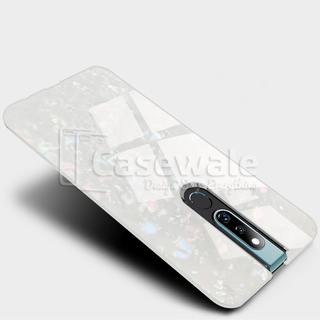 Luxury Marble Pattern Tempered Glass Case for Oppo F11 Pro