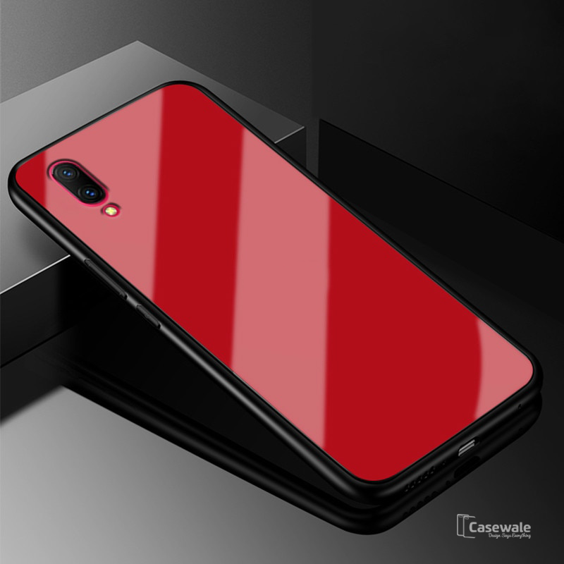 Luxury 9H Slim Tempered Glass Case for  Vivo V11 Pro