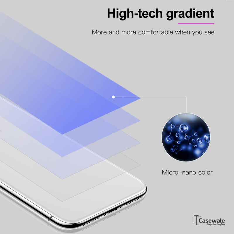 iPhone X 9H Gradient Back Tempered Glass
