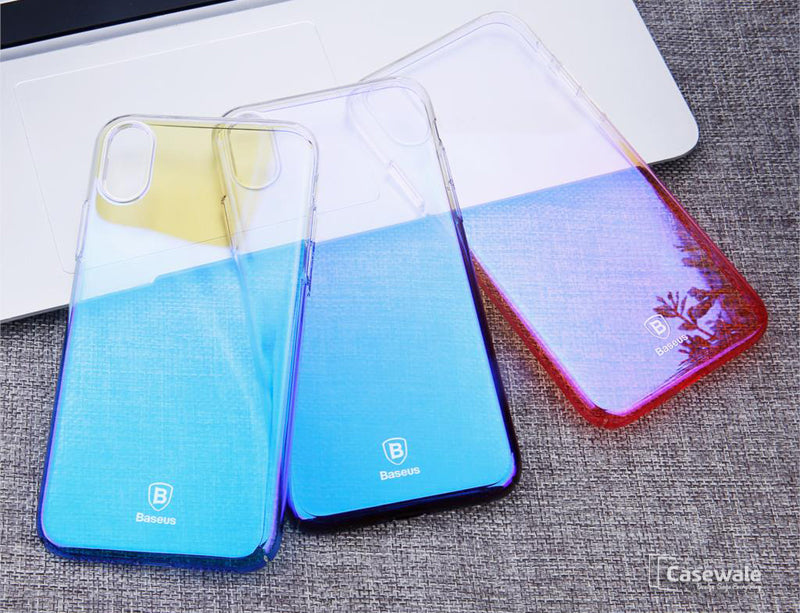 Luxury Aura Gradient Hard PC Case for iPhone X