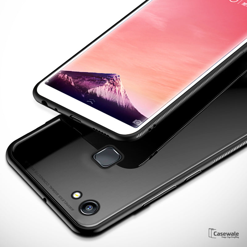 Luxurious Tempered Glass Phone Case for Vivo V7/ V7 Plus