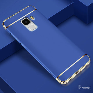 Luxury 3 in 1 Electroplating Back Case for Galaxy A8 Plus