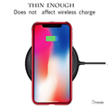 Magnetic Apple Logo Embossed Glass Case for iPhone X