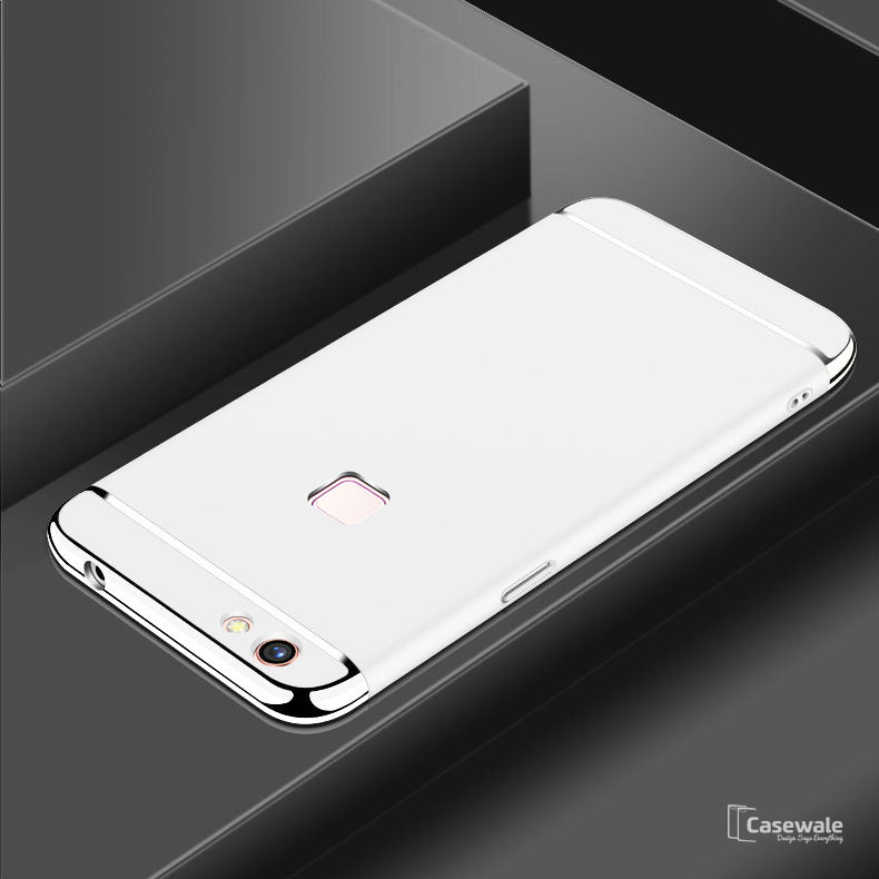 Luxury Electroplating 3 in 1 Case for Vivo V7/ V7 Plus