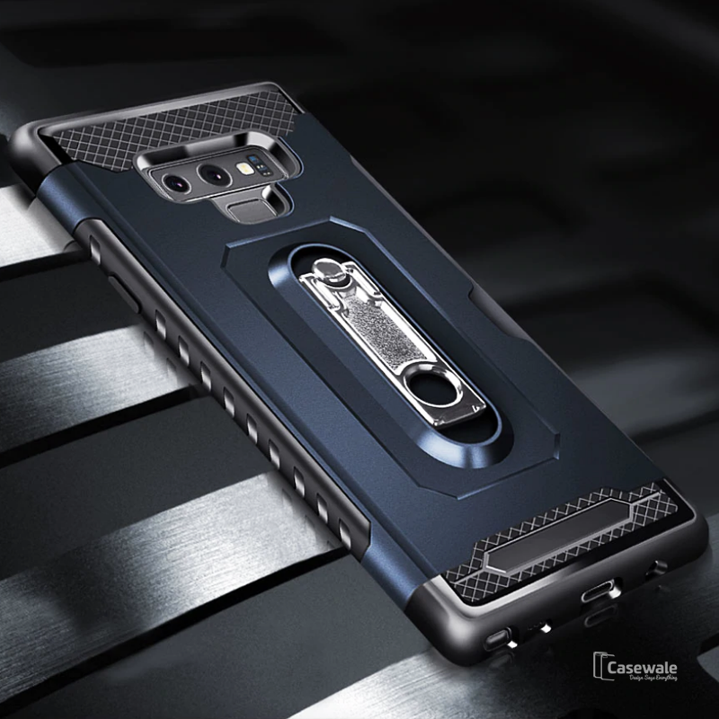 Luxury Armor Hard Card Slot Case For Galaxy Note 9