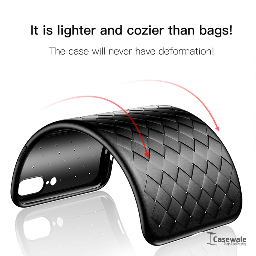 Luxury Grid Weaving Ultra Thin Case for iPhone 7, 7 Plus/ 8, 8 Plus