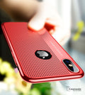 Luxury Plating Ultra Thin Hollow PC Case for Apple iPhone X