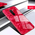 Luxury Marble Pattern Tempered Glass Case for Mi Poco F1