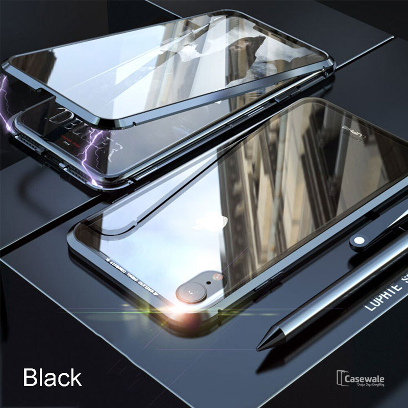 Luxury Double Glass 2nd Generation Magnetic Glass Case for iPhone X, XS, XR or XS Max