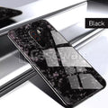 Luxury Marble Pattern Tempered Glass Case for Mi Poco F1