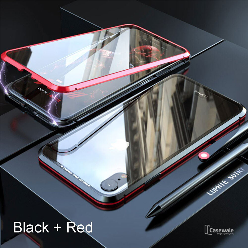 Luxury Double Glass 2nd Generation Magnetic Glass Case for iPhone X, XS, XR or XS Max