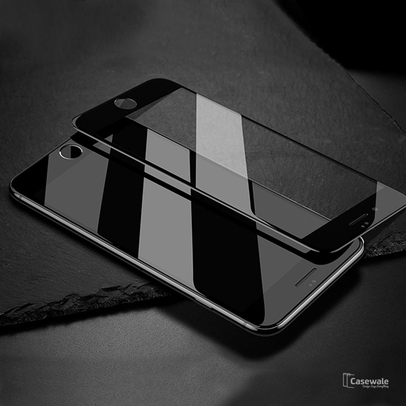 iPhone 8/ 8 Plus 5D Round Curved Edge Tempered Glass Protector