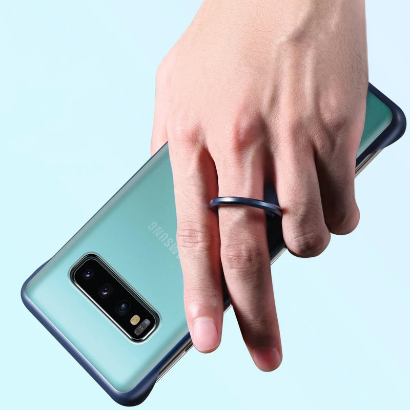 Luxury Frameless Semi Transparent Ring Finger Case ( SALE )