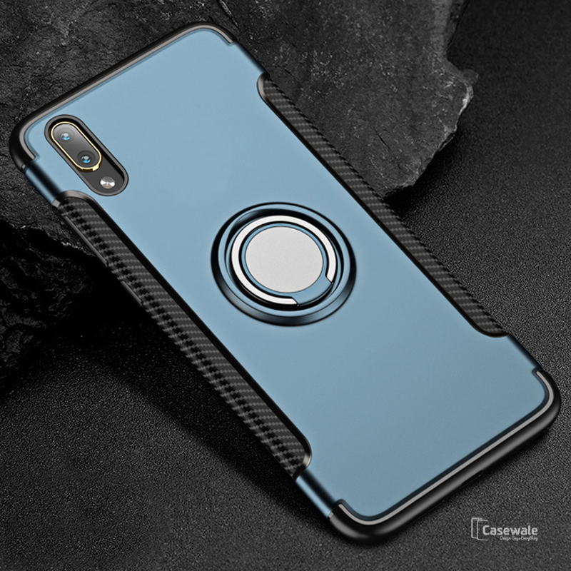 Luxury Armor Magnetic Car Holder Case for Vivo V11 Pro