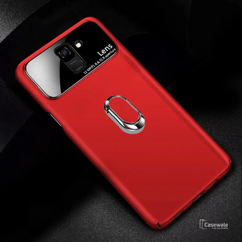 Luxury Mirror Effect Ring Bracket Case For Galaxy S9/ S9 Plus