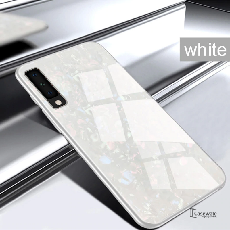 Luxury Marble Pattern Tempered Glass Case for Samsung Galaxy ( SALE )