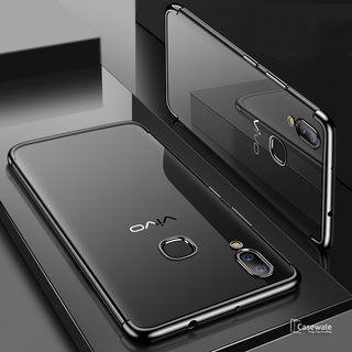 Luxury Electroplating Transparent Case For Vivo V11