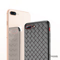 Luxury Grid Weaving Ultra Thin Case for iPhone 7, 7 Plus/ 8, 8 Plus
