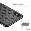 Luxury Grid Weaving Ultra Thin Protective Case for iPhone XS