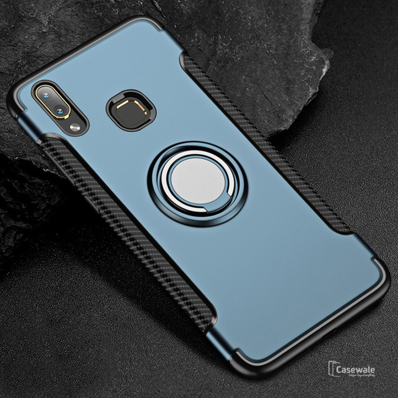 Luxury Armor Magnetic Car Holder Phone Case for Vivo V11