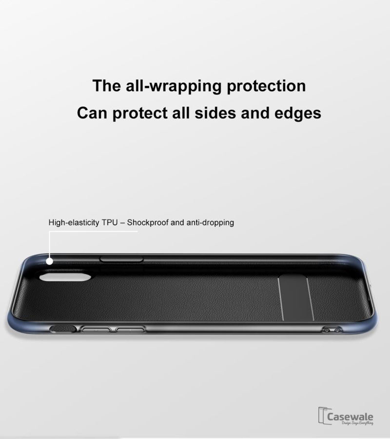 Luxury Magnetic Holder Kickstand Slim Case for Apple iPhone X