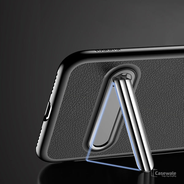 Luxury Magnetic Holder Kickstand Slim Case for Apple iPhone X