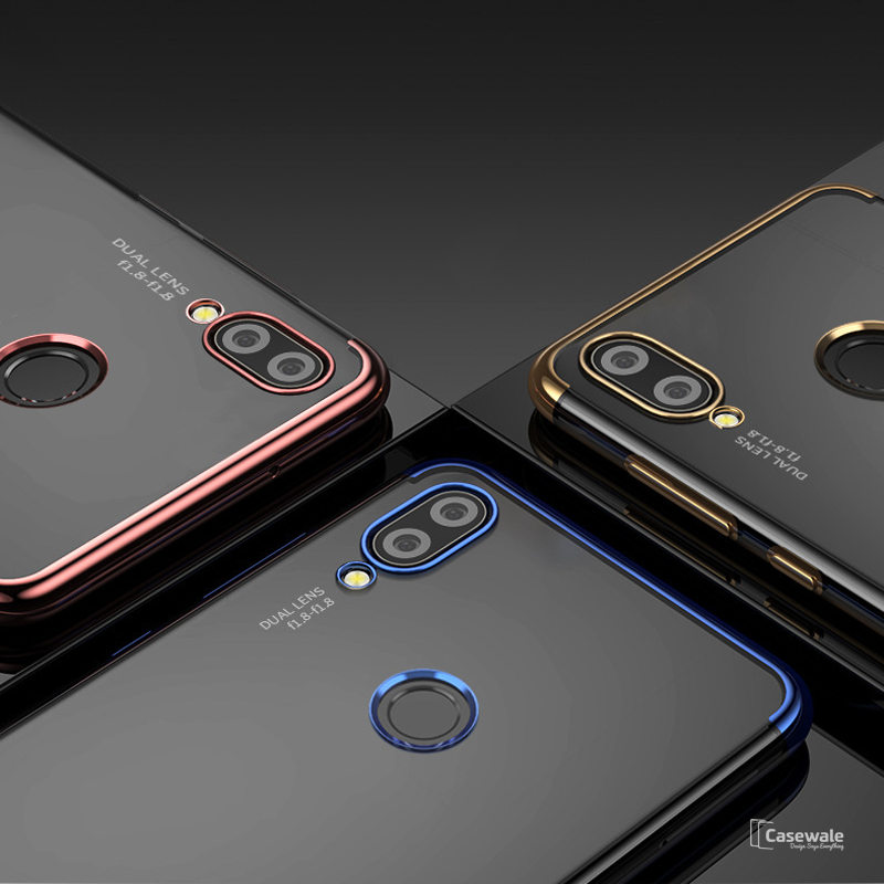 Luxury High-end Fashion Transparent Case for Huawei P20 Lite