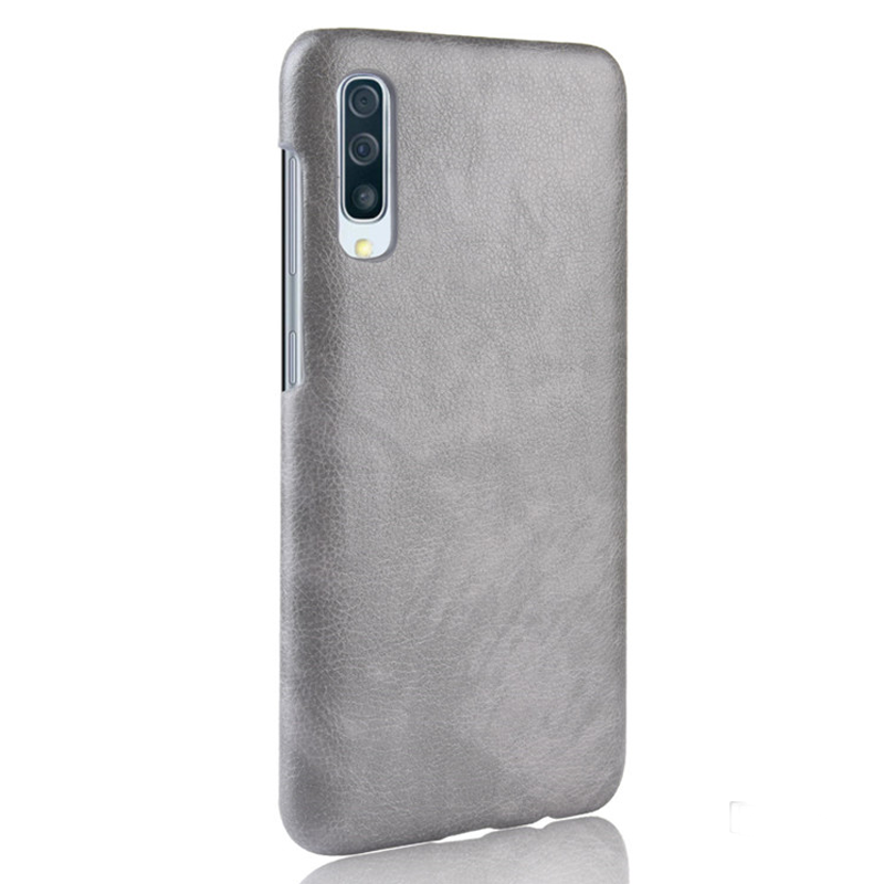 Luxury Leather Finish Full Protection Case for Galaxy A50
