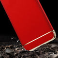 Luxury 3 in 1 Electroplating Back Case for Galaxy A8 Plus