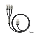 MCDODO 3-in-1 Micro USB Type C Charging Cable for iPhone Samsung [6 Months Warranty]