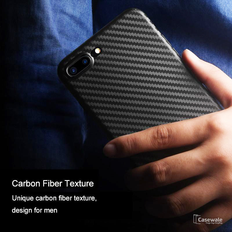 iPhone 7/ 7 Plus Carbon Fiber Ultra-thin Protection Back Case