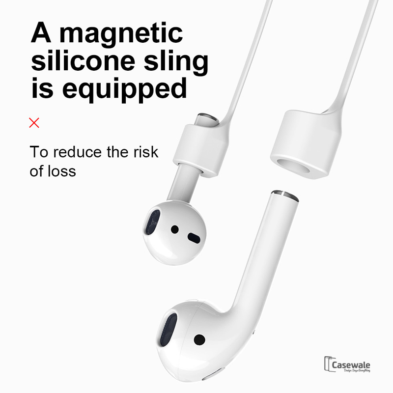 MCDODO AirPods with Anti Lost Magnetic Rope for iPhone, iWatch