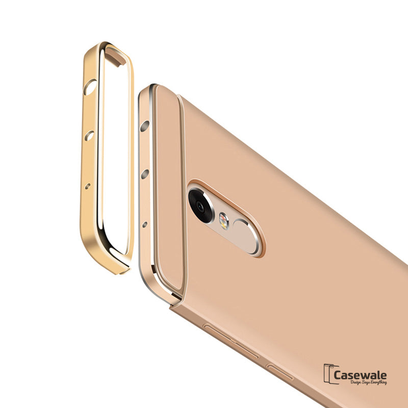 Luxury 3 in 1 Electroplating Case for Redmi Note 5