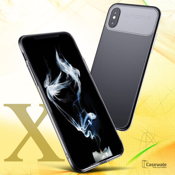 iPhone X Luxury Armor Ultra Thin TPU PC Double Protection Case