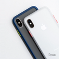 Anti-knock Armor Transparent Matte Hard Case for iPhone X, XS, XR or XS Max