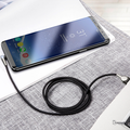 Baseus 90 Degree Lighting USB Type C Cable For Samsung